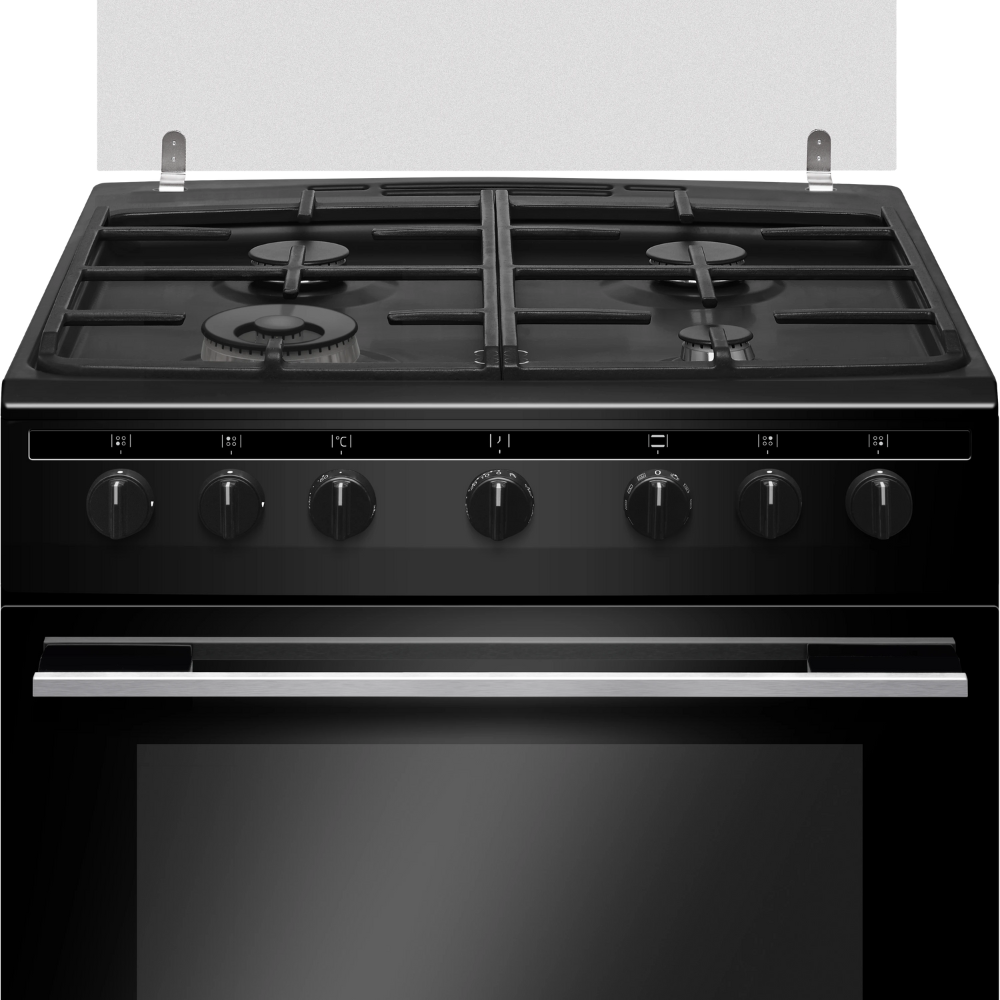 תנור אפייה משולב כיריים Sauter Elegant 4780B - גימור שחור אחריות ע"י - יבואן הרשמי