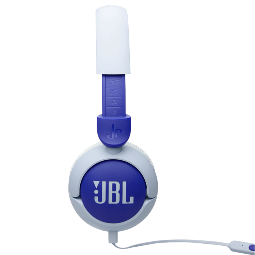 אוזניות קשת חוטיות לילדים JBL JR320 - צבע כחול שנה אחריות ע"י - יבואן הרשמי