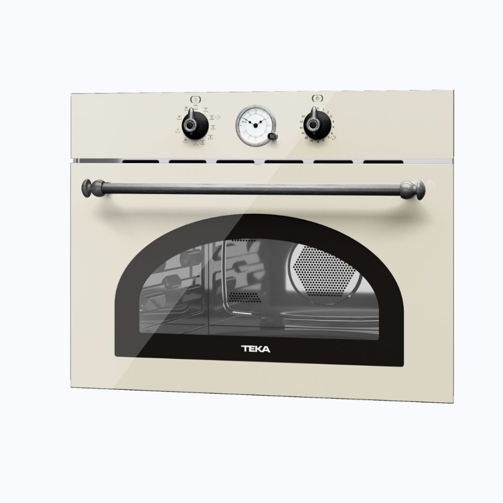 מיקרוגל בנוי קומפקטי בעיצוב כפרי MWR 32 Vanilla silver TEKA 3 פונקציות בישול - יבואן רשמי