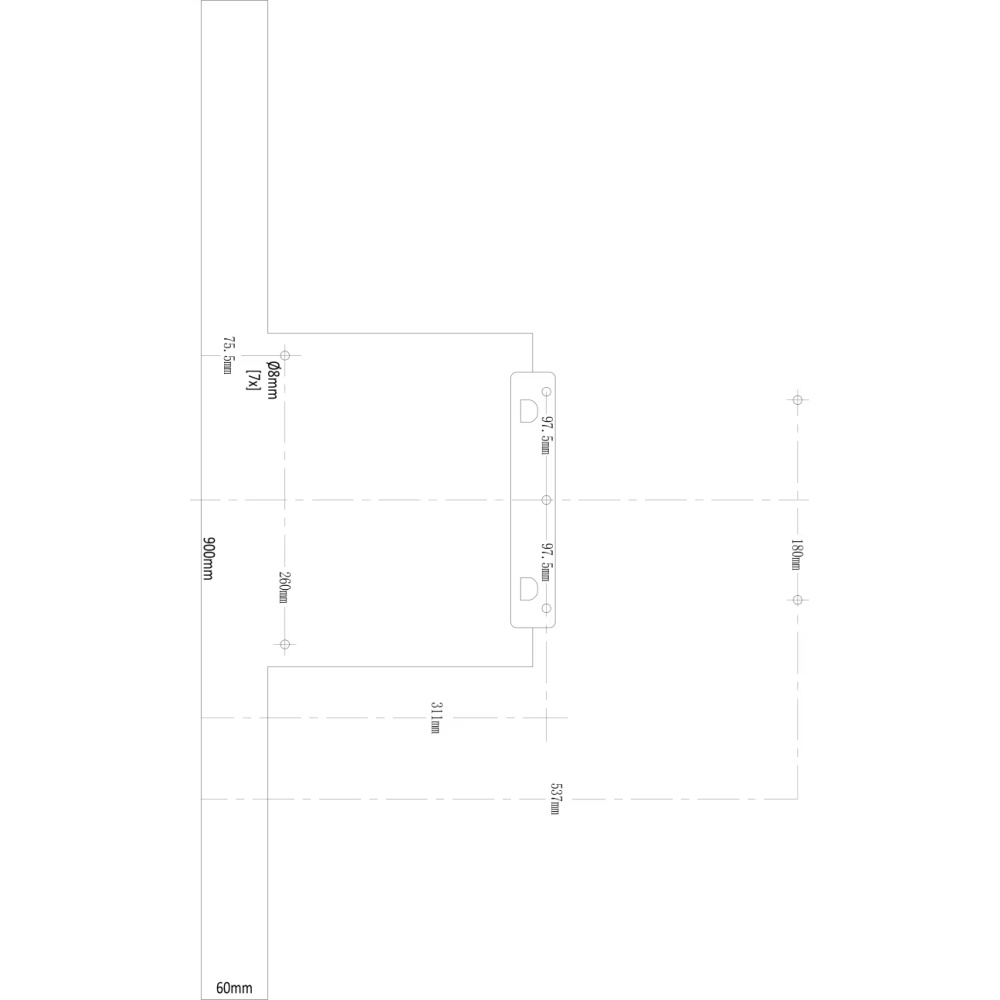 קולט אדים ארובה 90 ס"מ LaCasa LC1902BL - יבואן רשמי