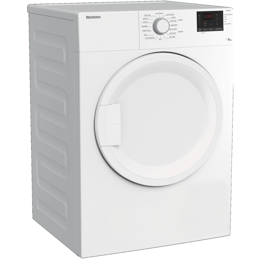 מייבש כביסה בלומברג 8 ק"ג דגם TGA180PZ לבן BLOMBERG - יבואן רשמי