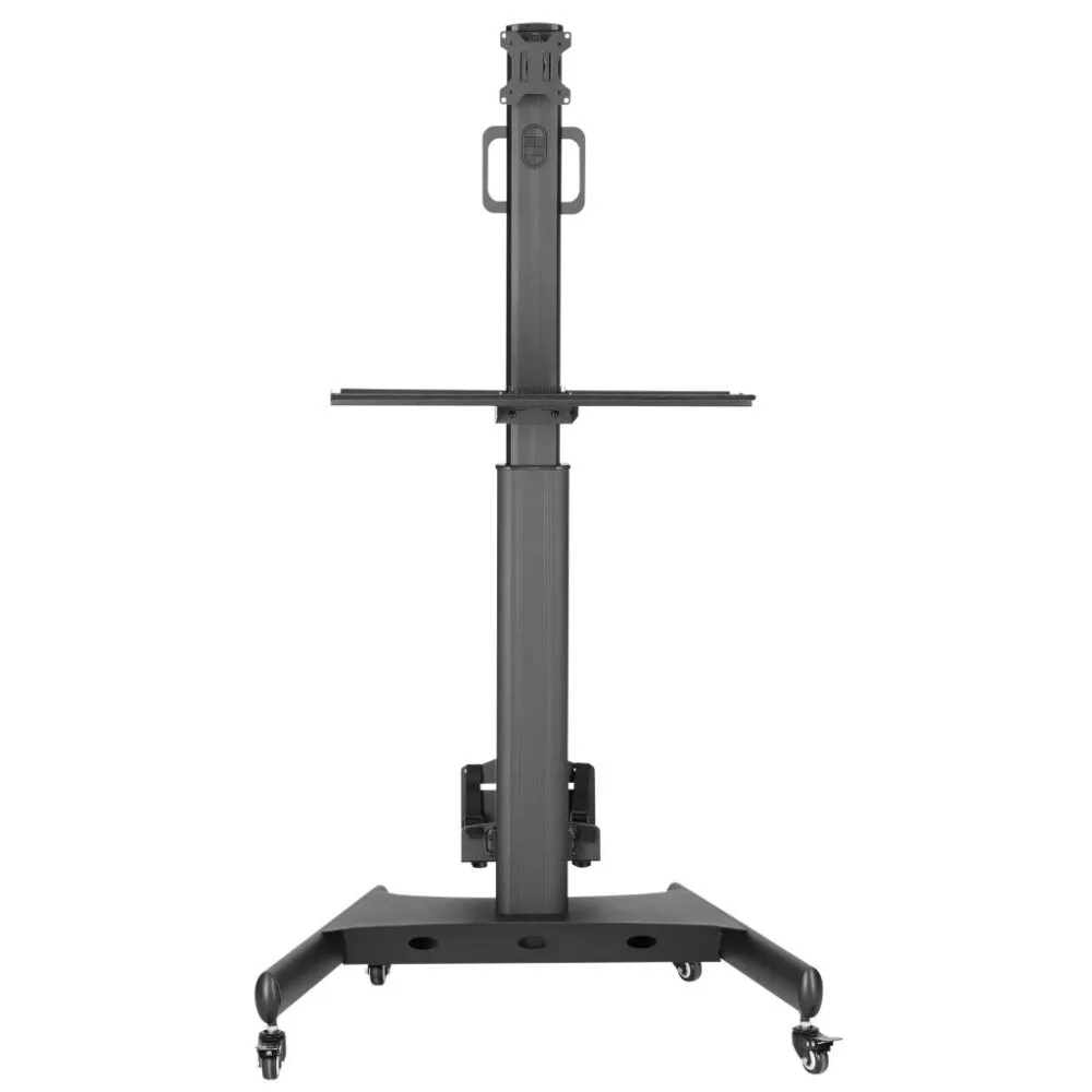 עגלה / עמדת עבודה ניידת עם מעמד למחשב נייח, מקלדת, עכבר למסכים עד 32״ Lumi Legend / Brateck FWS05-1 - יבואן רשמי