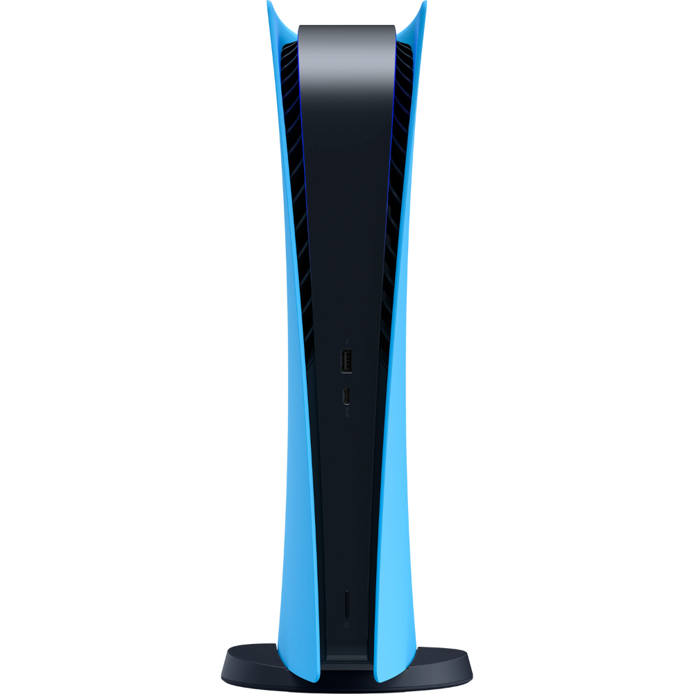 כיסוי צבעוני רשמי לקונסולת Sony Playstation 5 Digital Edition - צבע כחול כוכבים שנה אחריות ע"י - יבואן הרשמי