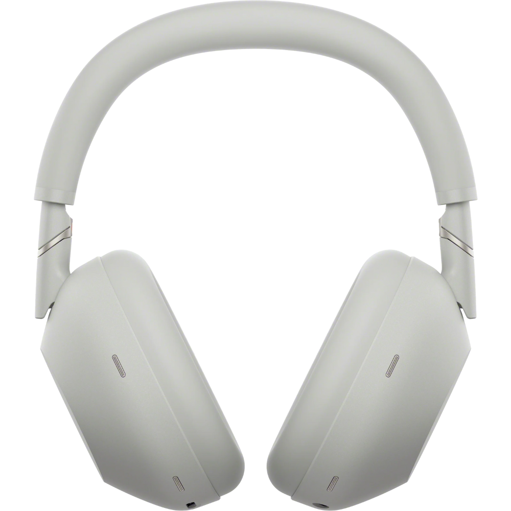 אוזניות קשת אלחוטיות Sony WH-1000XM6 - צבע כסוף פלטינה שנתיים אחריות ע"י - יבואן הרשמי