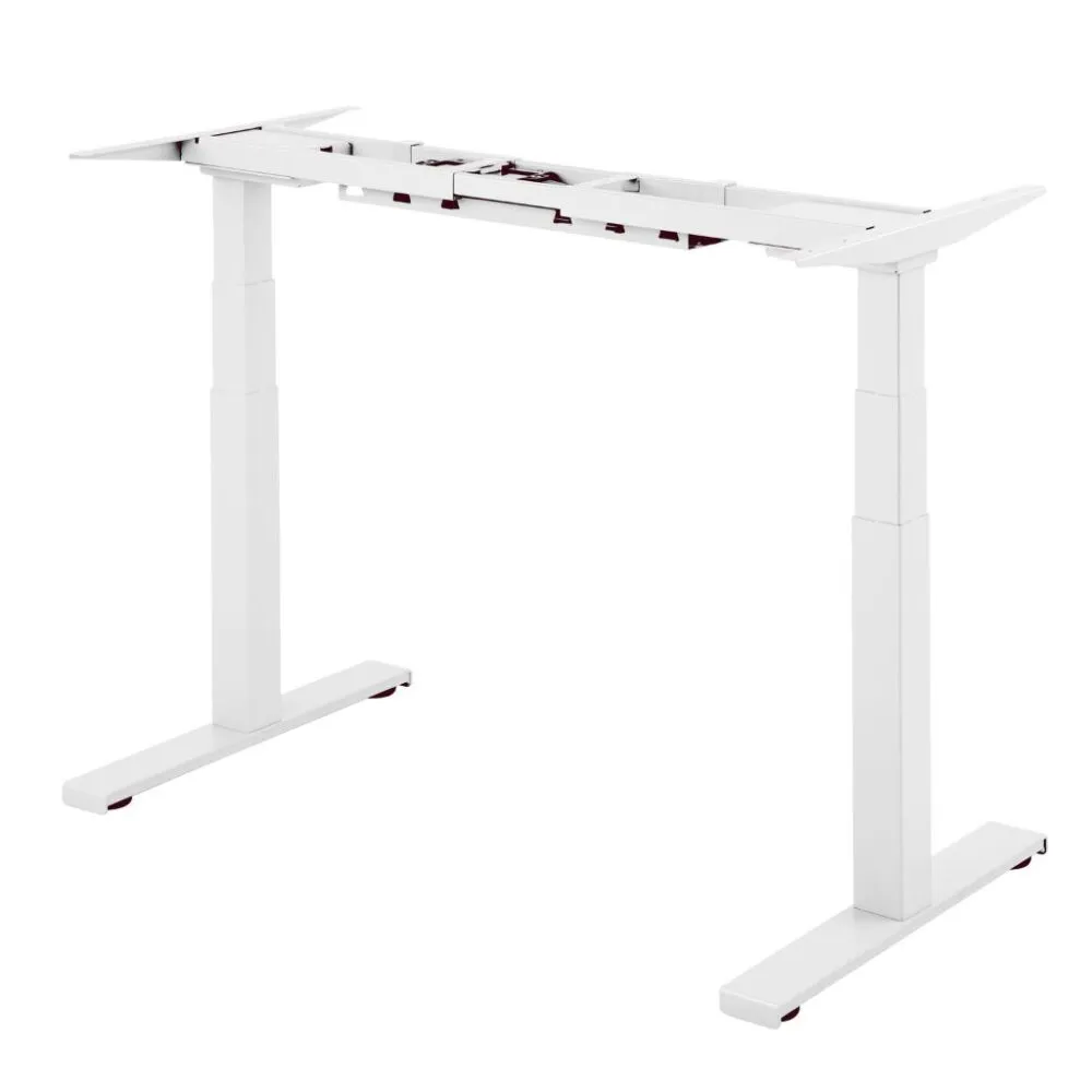 רגליים לשולחן חשמלי ישיבה עמידה Lumi Legend / Brateck M07-23D White - יבואן רשמי