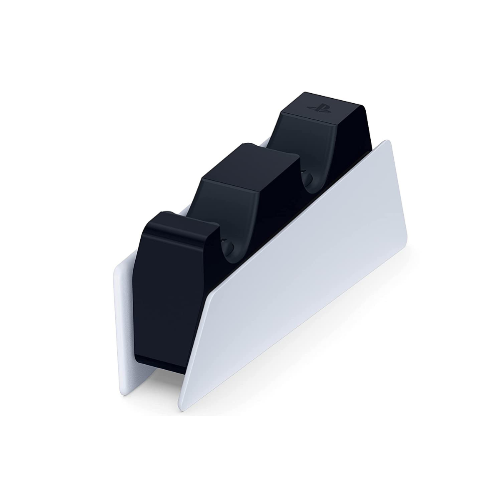 עמדת טעינה כפולה לבקרי Sony DualSense PS5 - צבע לבן שנה אחריות ע"י - יבואן הרשמי