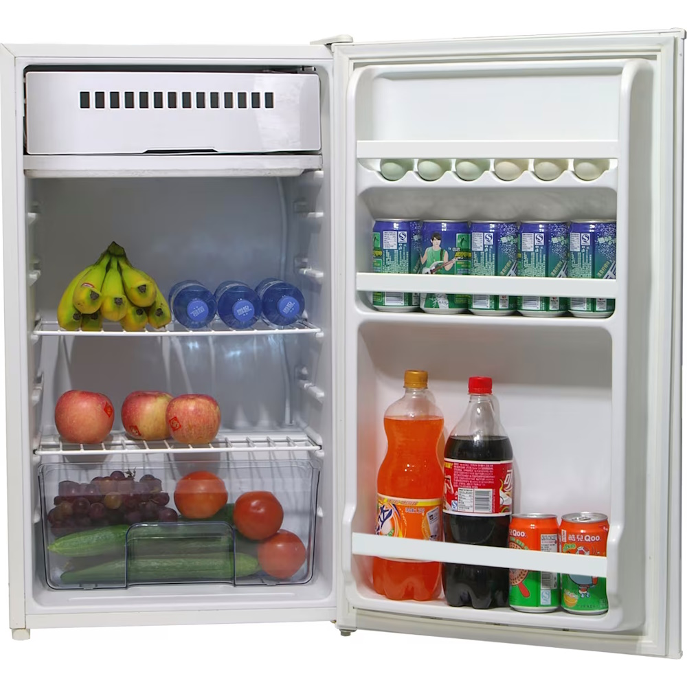 מקרר משרדי - 91 ליטר General GE90GW זכוכית לבנה - יבואן רשמי