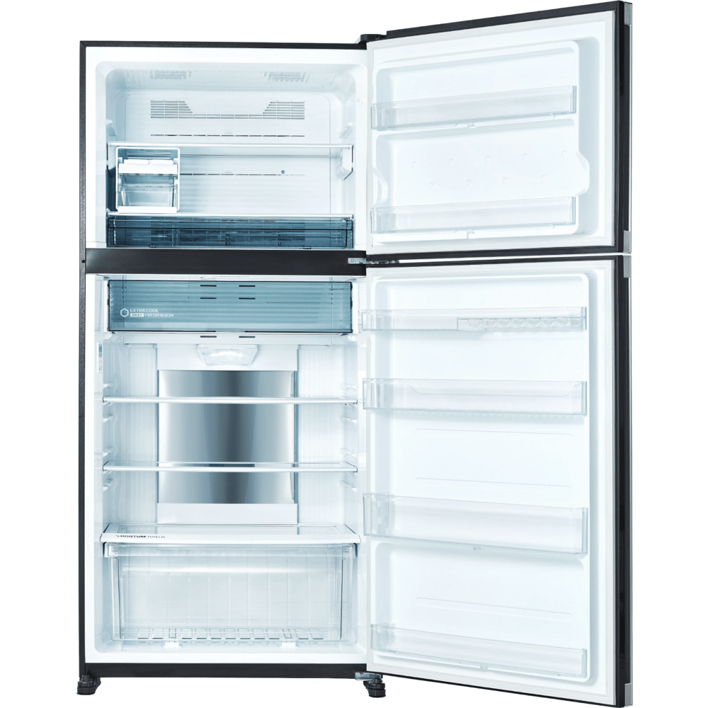 מקרר מקפיא עליון 516 ליטר נטו Sharp SJ-3650-BS עם התקן שבת - גימור נירוסטה בהירה - K.B.V