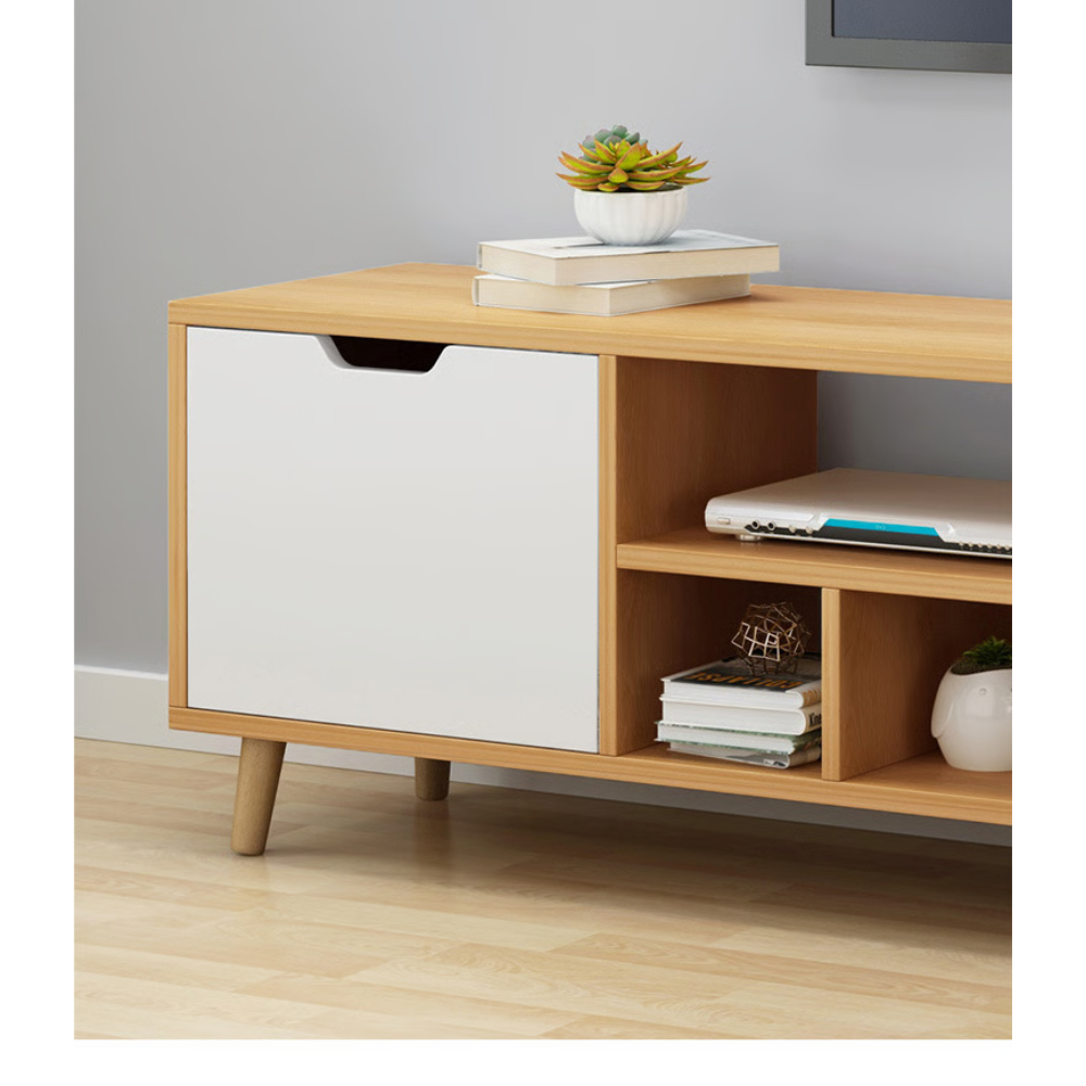 מזנון סלון דגם MSH-12-4 עץ עם לבן ROSSO ITALY - יבואן רשמי