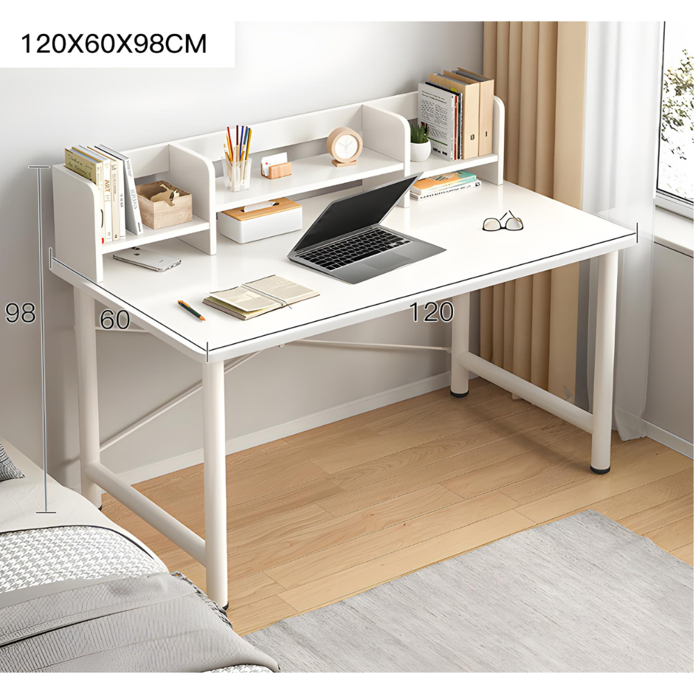 שולחן מחשב ענק דגם MSH-10-55 רוחב 1.2 מטר ROSSO ITALY - יבואן רשמי