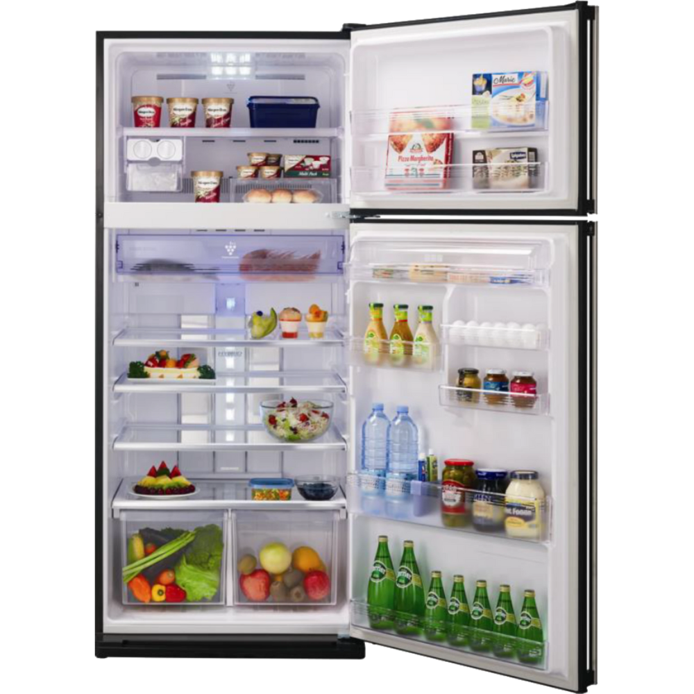 מקרר מקפיא עליון 588 ליטר נטו Sharp SJ-3850-BE עם התקן שבת מובנה - גימור בז' - יבואן רשמי