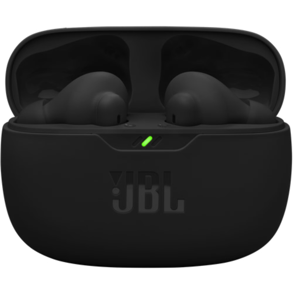 אוזניות אלחוטיות JBL Wave Beam 2 - צבע שחור שנה אחריות ע"י - יבואן הרשמי