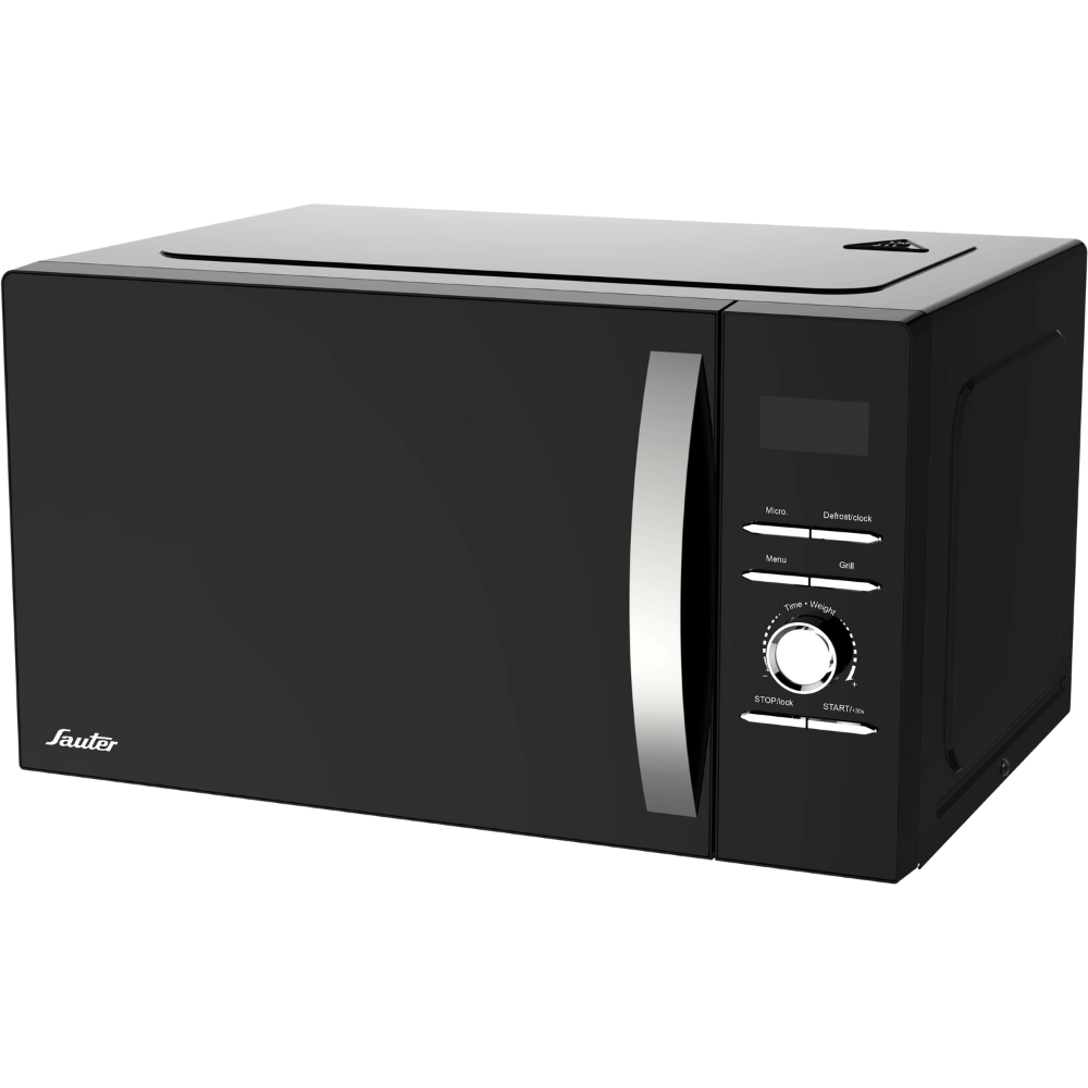 מיקרוגל דיגיטלי משולב גריל 30 ליטר Sauter MWG3030 - צבע שחור אחריות ע"י - יבואן הרשמי