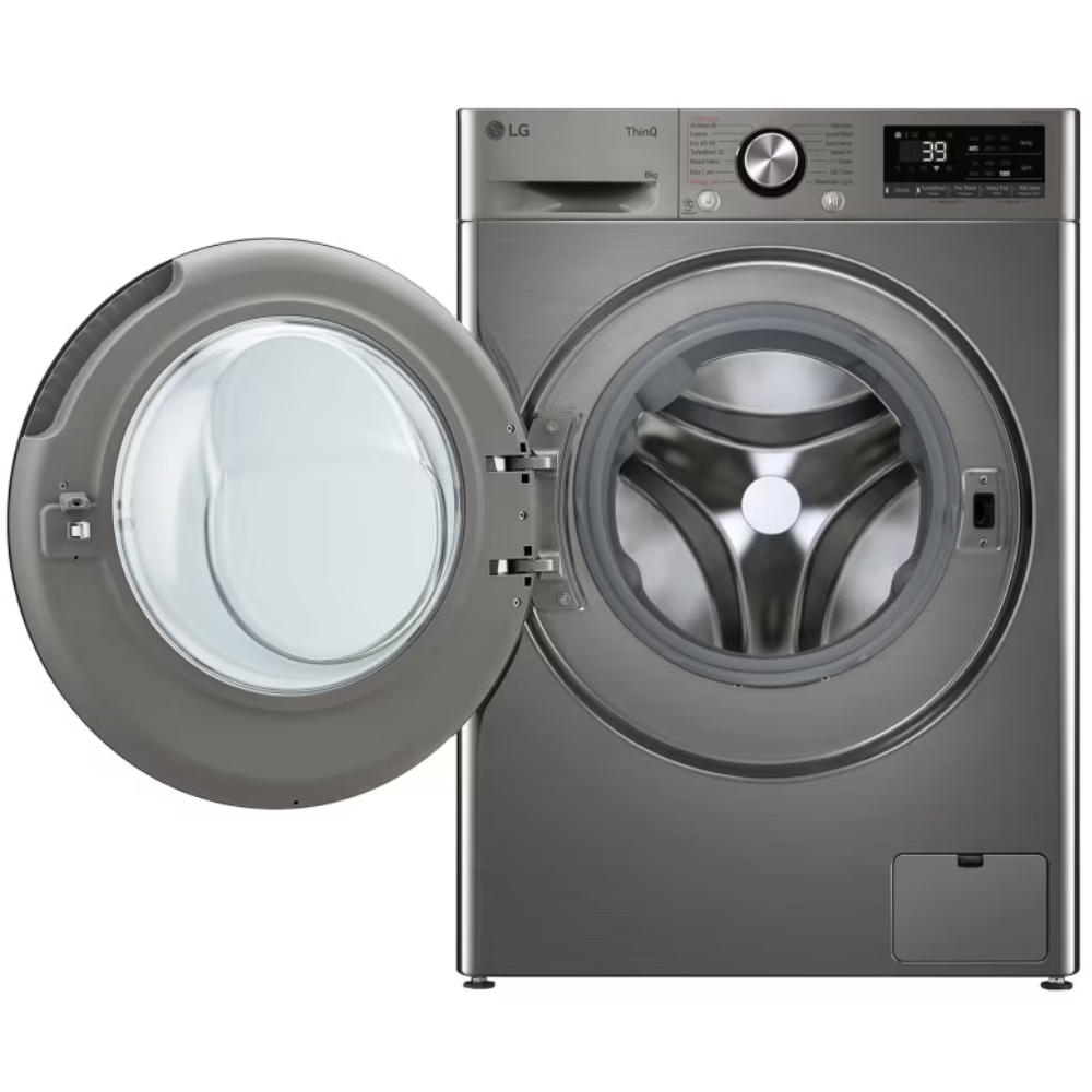 מכונת כביסה פתח חזית - 8 ק"ג LG WFS8214GBB - יבואן רשמי