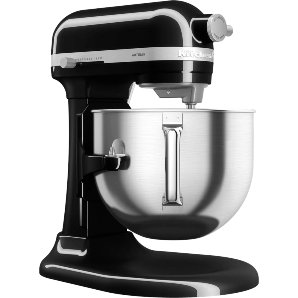מיקסר עם קערת נירוסטה 6.6 ליטר KitchenAid Plus 5KSM70SHXEOB - צבע שחור - יבואן רשמי