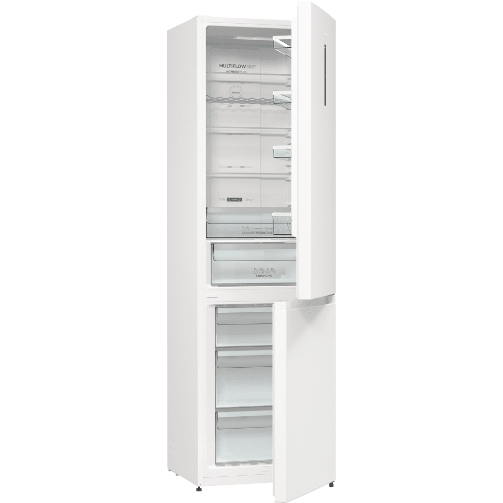 מקרר מקפיא תחתון 331 ליטר נטו gorenje NRK6202AW4 - גימור לבן - K.B.V