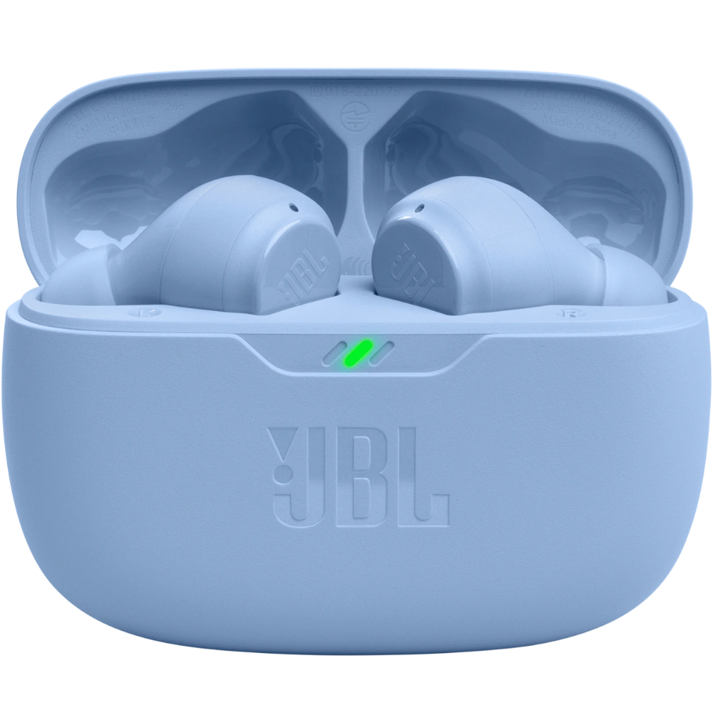 אוזניות אלחוטיות JBL Wave Beam TWS IP54 - צבע כחול שנה אחריות ע"י - יבואן הרשמי