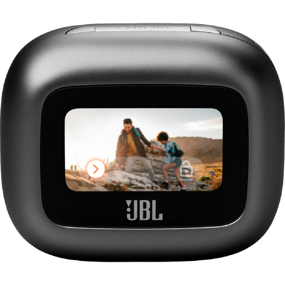אוזניות אלחוטיות עם מארז טעינה חכם JBL Live Flex 3 TWS ANC IP54 - צבע שחור שנה אחריות ע"י - יבואן הרשמי