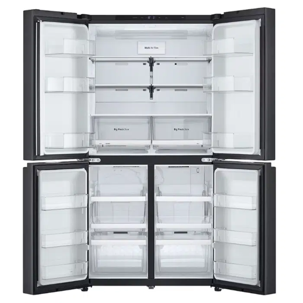 מקרר מקפיא תחתון 4 דלתות LG אל ג'י GR-728B - יבואן רשמי