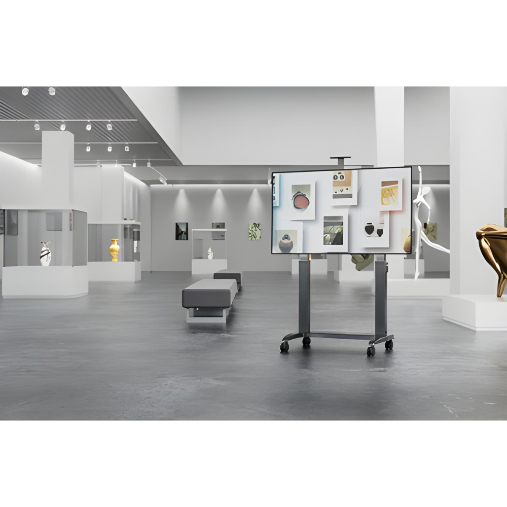 עגלה ניידת חשמלית למסכים ענקיים וכבדים לגודל מסך עד “120 NB - North Bayou GF-150 - יבואן רשמי