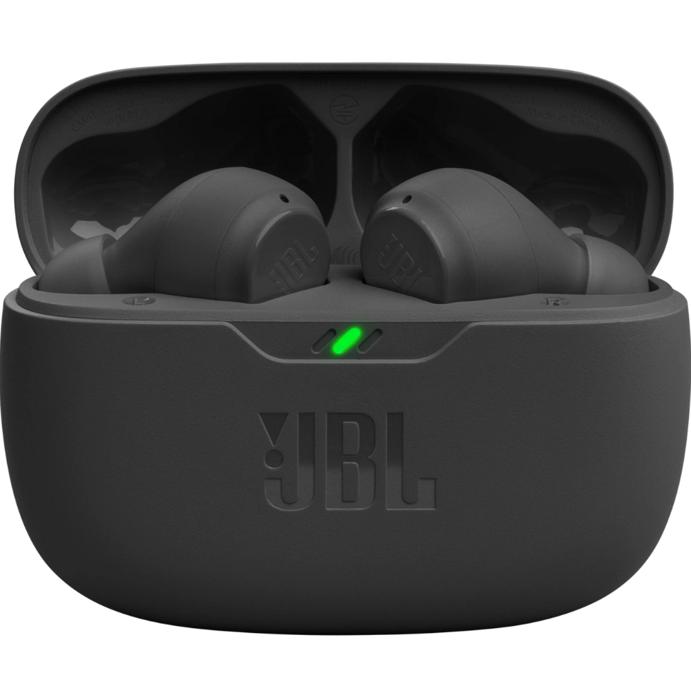 אוזניות אלחוטיות JBL Wave Beam TWS IP54 - צבע שחור שנה אחריות ע"י - יבואן הרשמי