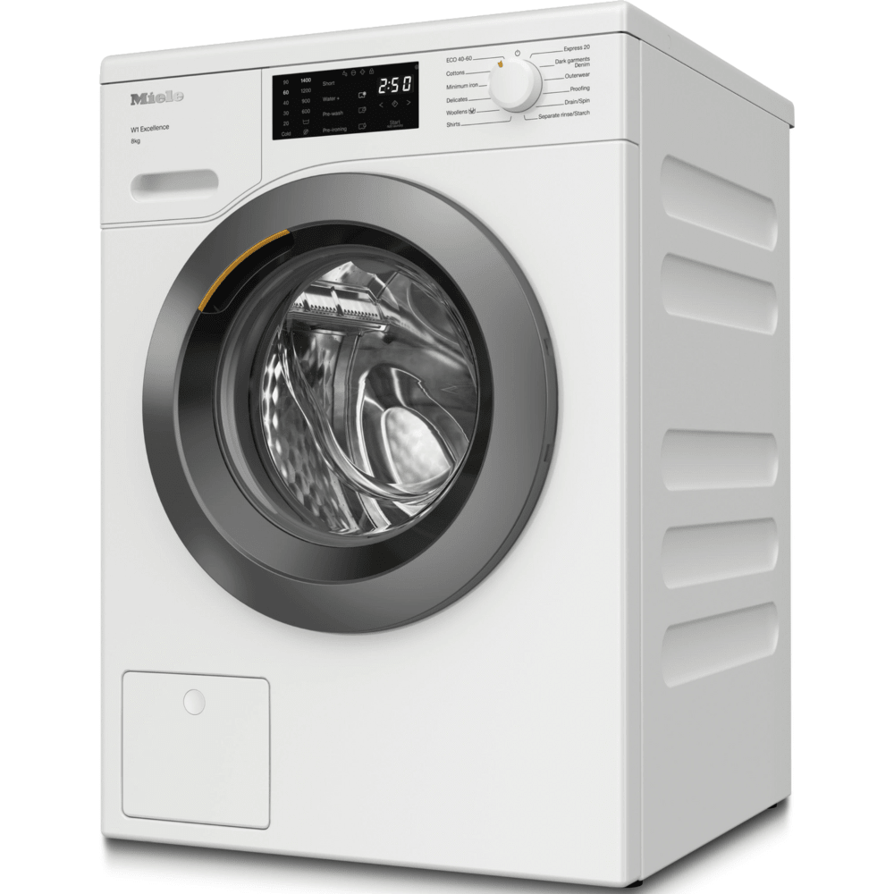 מכונת כביסה פתח חזית 8 ק"ג Miele WED 025 WCS במהירות 1400 סל"ד - צבע לבן - K.B.V