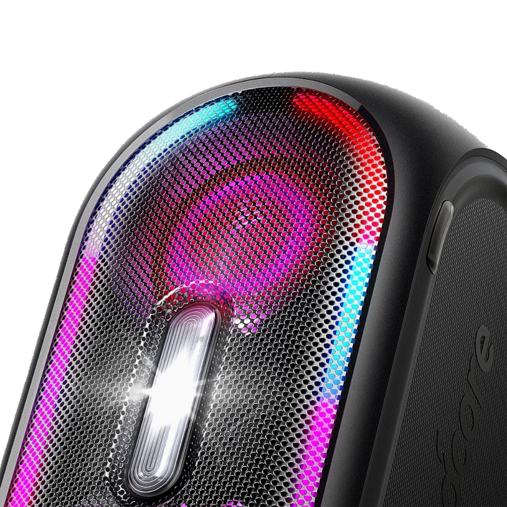 רמקול בידורית Anker Soundcore Rave Plus 160W IPX4 - צבע שחור אחריות ע"י - יבואן הרשמי