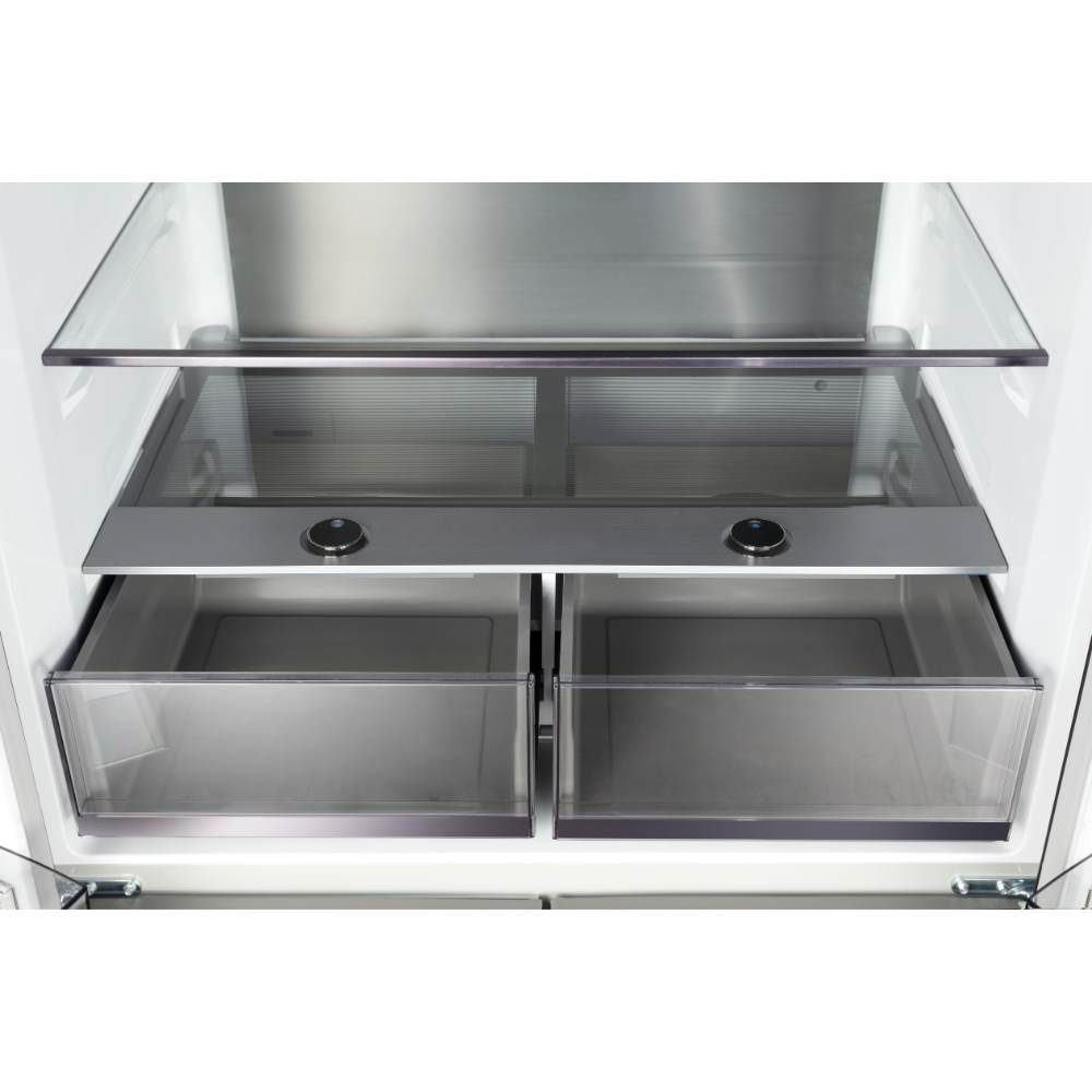 מקרר גנרל 4 דלתות דגם GE551CG זכוכית קרם General - יבואן רשמי