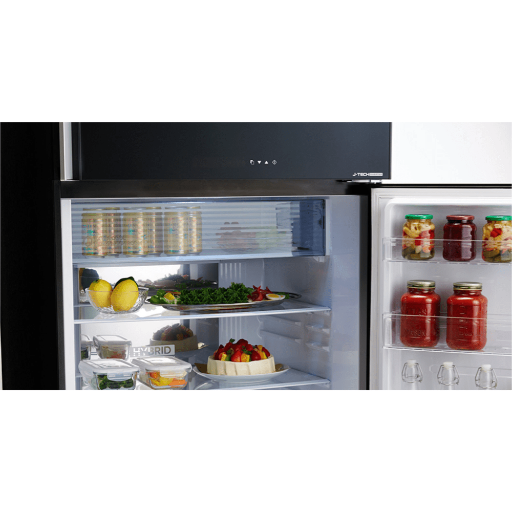 מקרר מקפיא עליון 556 ליטר נטו Sharp SJ-3655-BS עם התקן שבת מובנה - גימור נירוסטה בהירה - K.B.V
