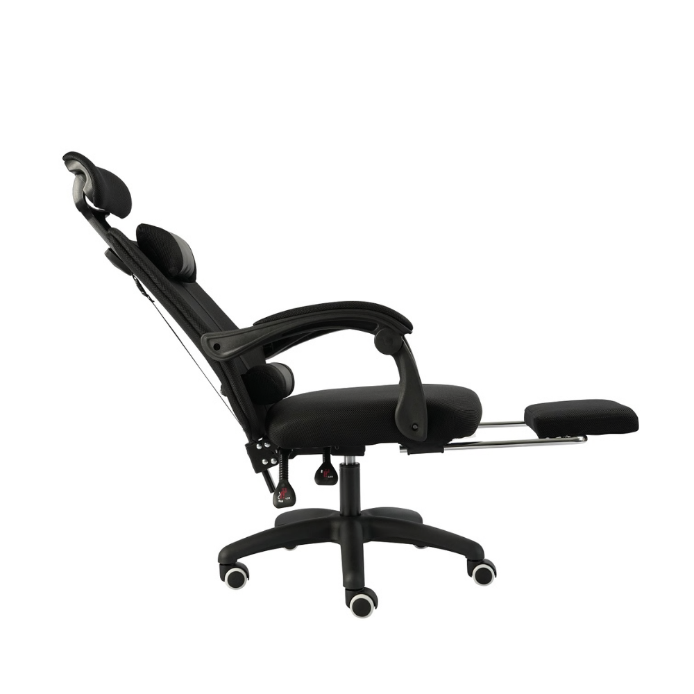 כסא מנהל אורטופדי Rosso Italy MSH-3-65 - צבע שחור - יבואן רשמי