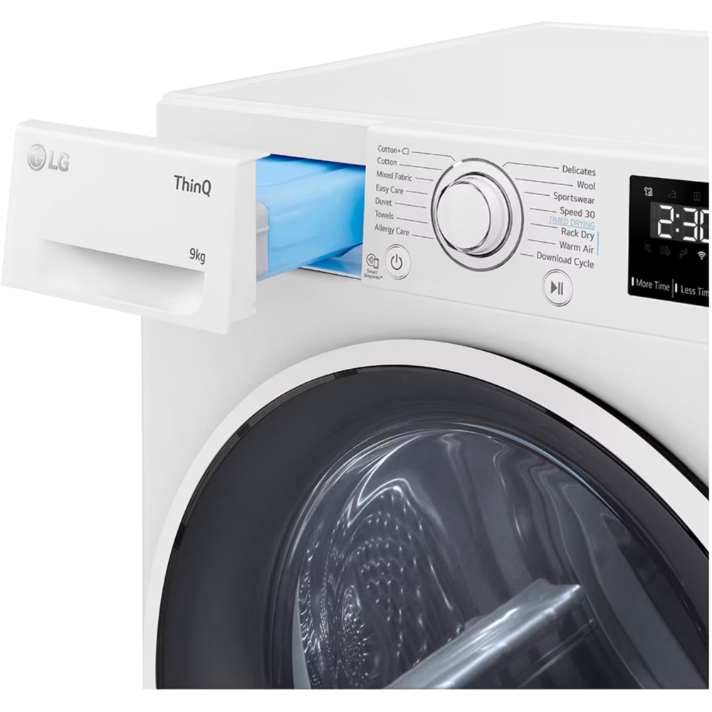 מייבש כביסה פתח חזית LG אל ג'י FD1609BD 9 ק"ג - יבואן רשמי