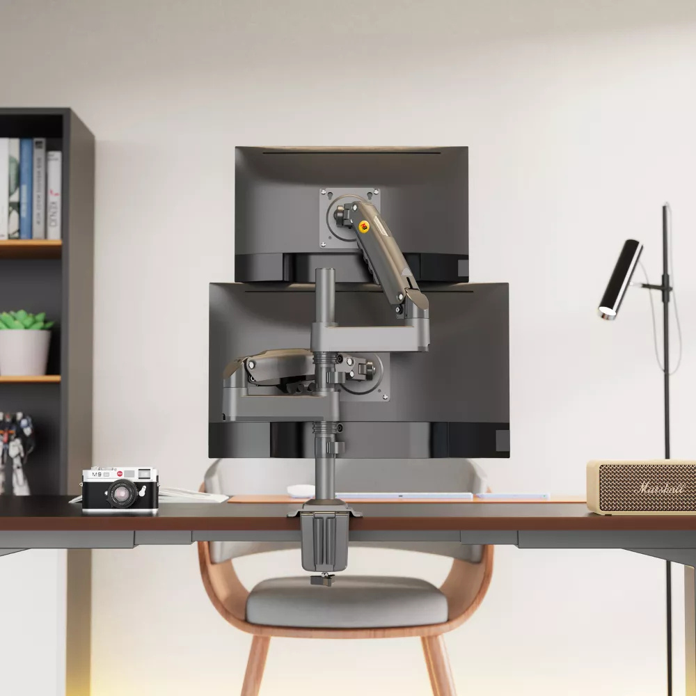 זרוע שולחנית דו מפרקית ל2 מסכי מחשב עד “27 Audio Line 6943223110740 - יבואן רשמי