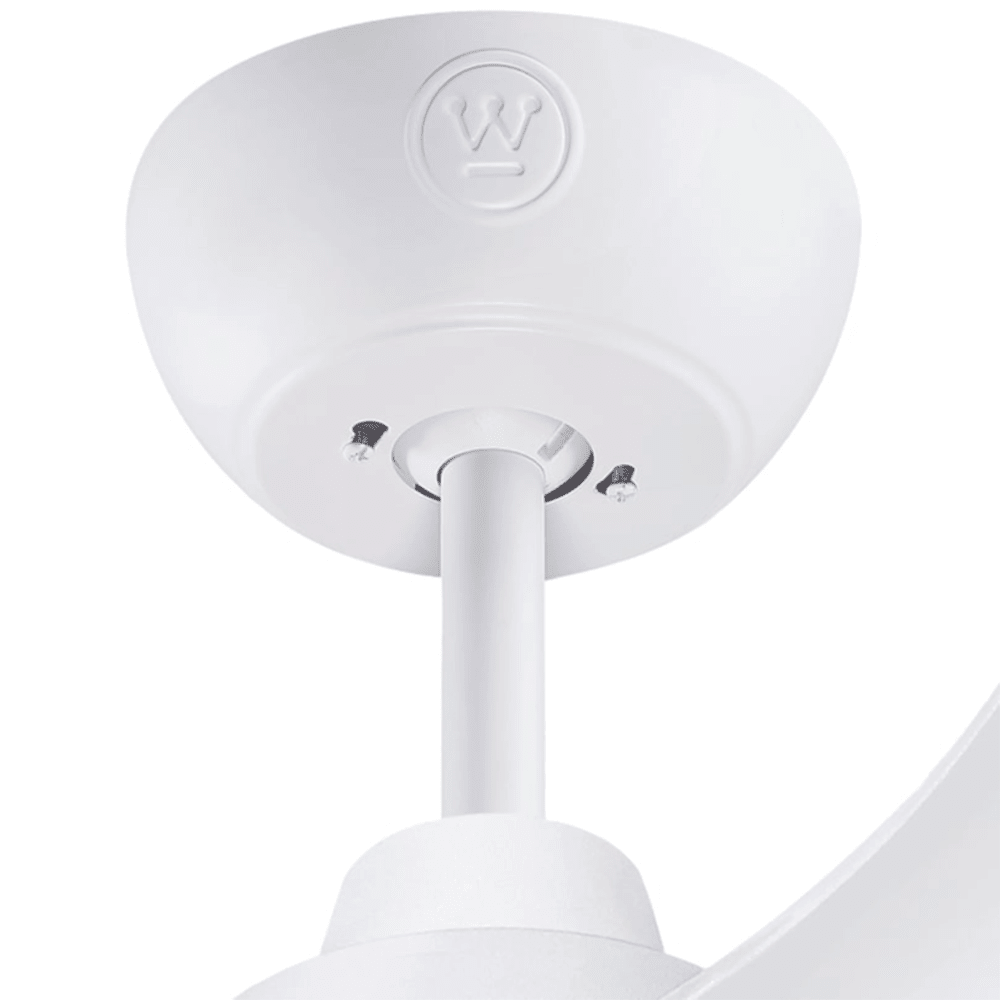 מאוורר תקרה מנוע DC עם שלט Westinghouse Montana 28W "42 - צבע לבן - K.B.V