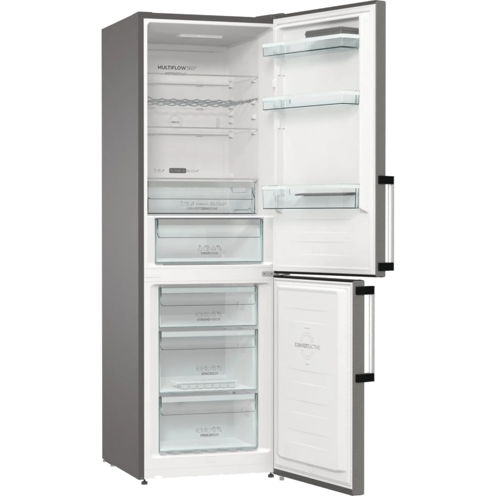 מקרר מקפיא תחתון 326 ליטר Gorenje HY-NRC6193SXL5 - יחידה - גימור נירוסטה - יבואן רשמי