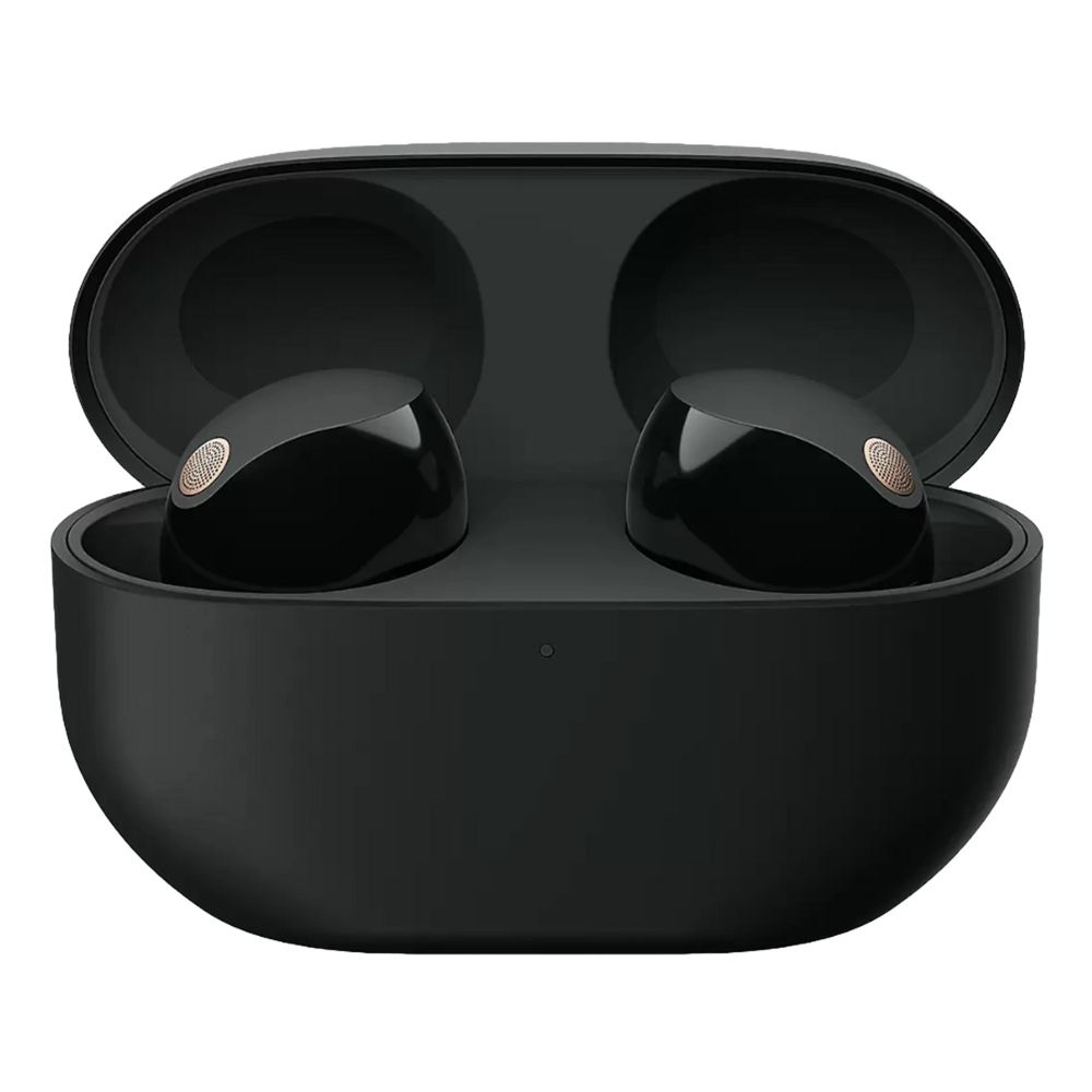 אוזניות אלחוטיות Sony WF-1000XM5 עם השתקת רעשים - צבע שחור שנה אחריות ע"י ישפאר - יבואן הרשמי