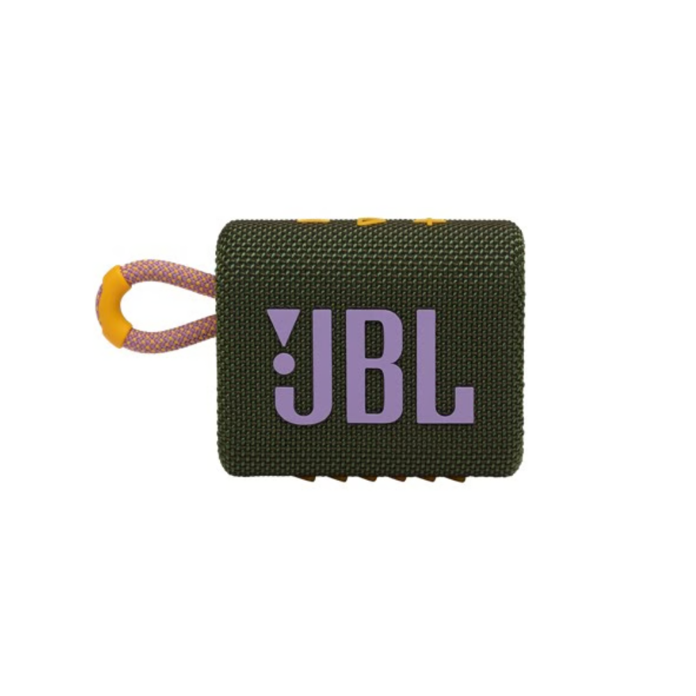 רמקול אלחוטי דגם JBL GO 3 - צבע ירוק שנה אחריות ע"י - יבואן הרשמי