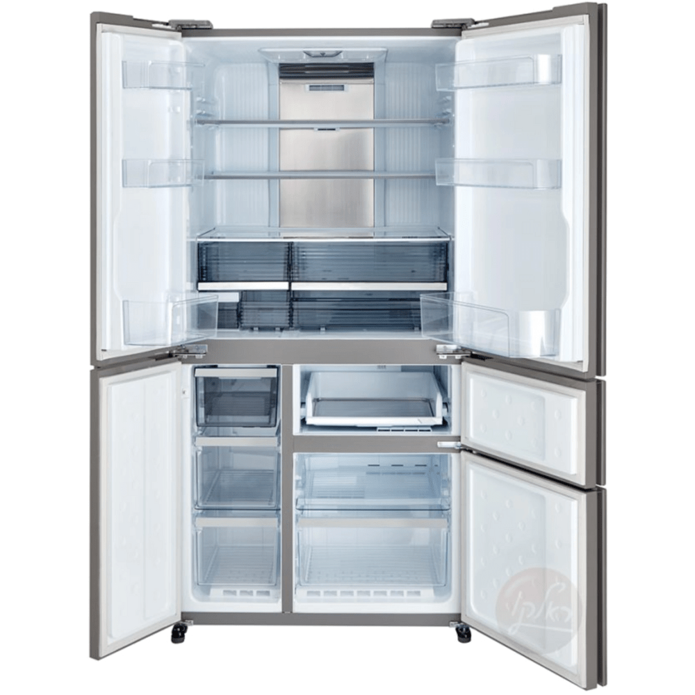 מקרר 5 דלתות 668 ליטר Sharp SJ-9630-BS עם התקן שבת מהדרין - גימור נירוסטה - K.B.V