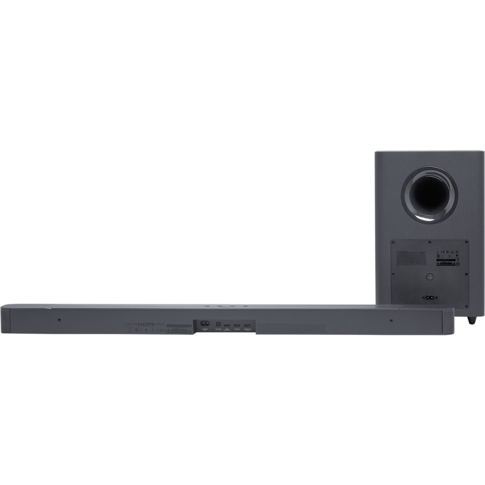 מקרן קול עם סאבוופר אלחוטי JBL Bar 2.1 Deep Bass (MK2) 300W - צבע שחור שנה אחריות ע"י - יבואן הרשמי