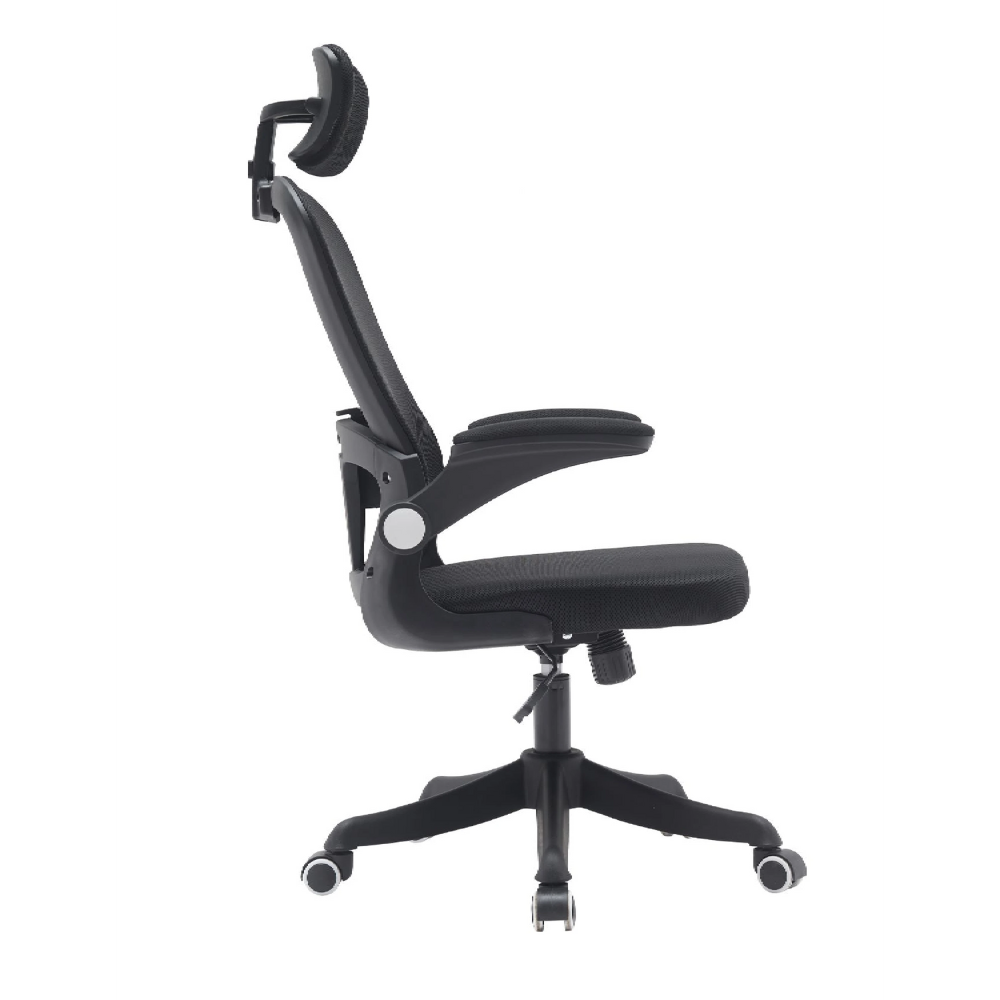 כסא מנהל אורטופדי דגם MSH-10-6 צבע שחור ROSSO ITALY - יבואן רשמי