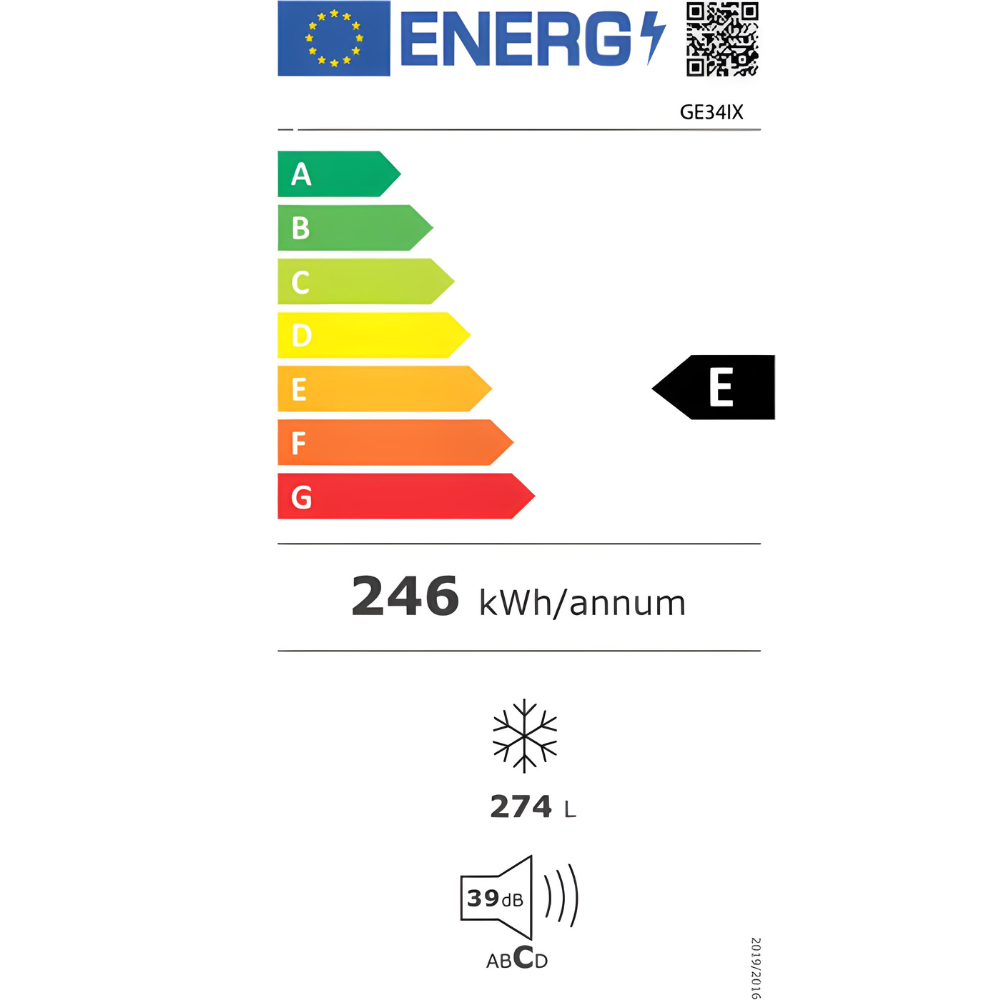 מקפיא עומד 7 תאים NF ג’נרל דגם GE34BIX נירוסטה שחורה - יבואן רשמי