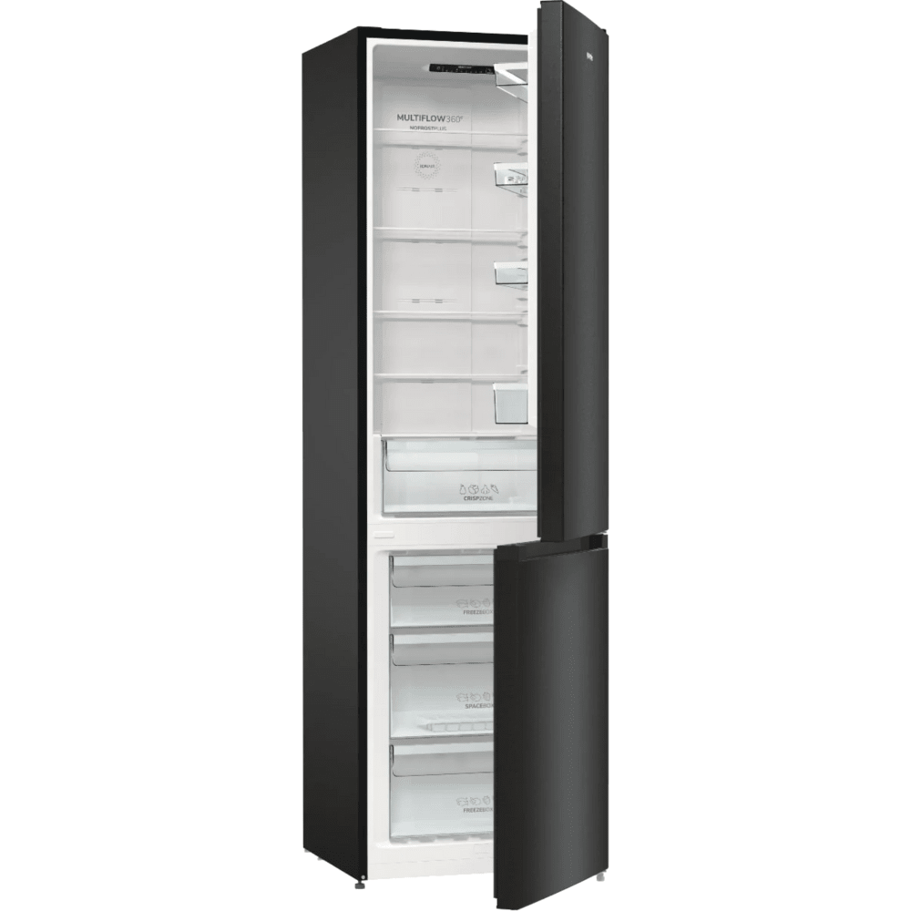 מקרר מקפיא תחתון 331 ליטר Gorenje HY-NRK6202EBXL4 - גימור נירוסטה מושחרת - K.B.V
