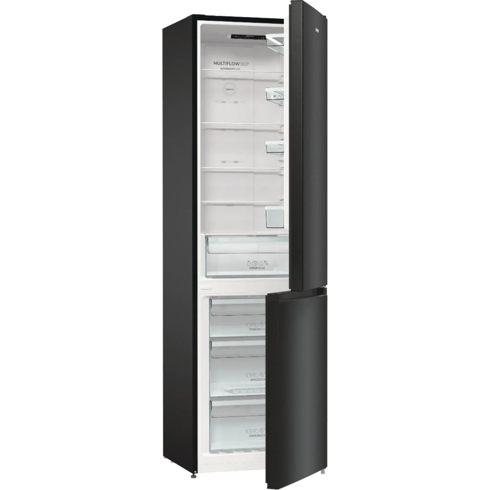 מקרר מקפיא תחתון 331 ליטר Gorenje HY-NRK6202EBXL4 - גימור נירוסטה מושחרת - יבואן רשמי