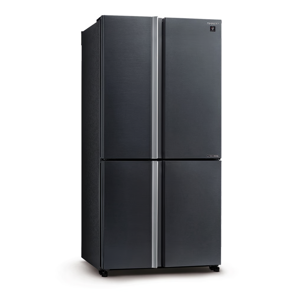 מקרר 4 דלתות מקפיא תחתון 578 ליטר נטו Sharp SJ-8950-SL - גימור נירוסטה מושחרת - יבואן רשמי