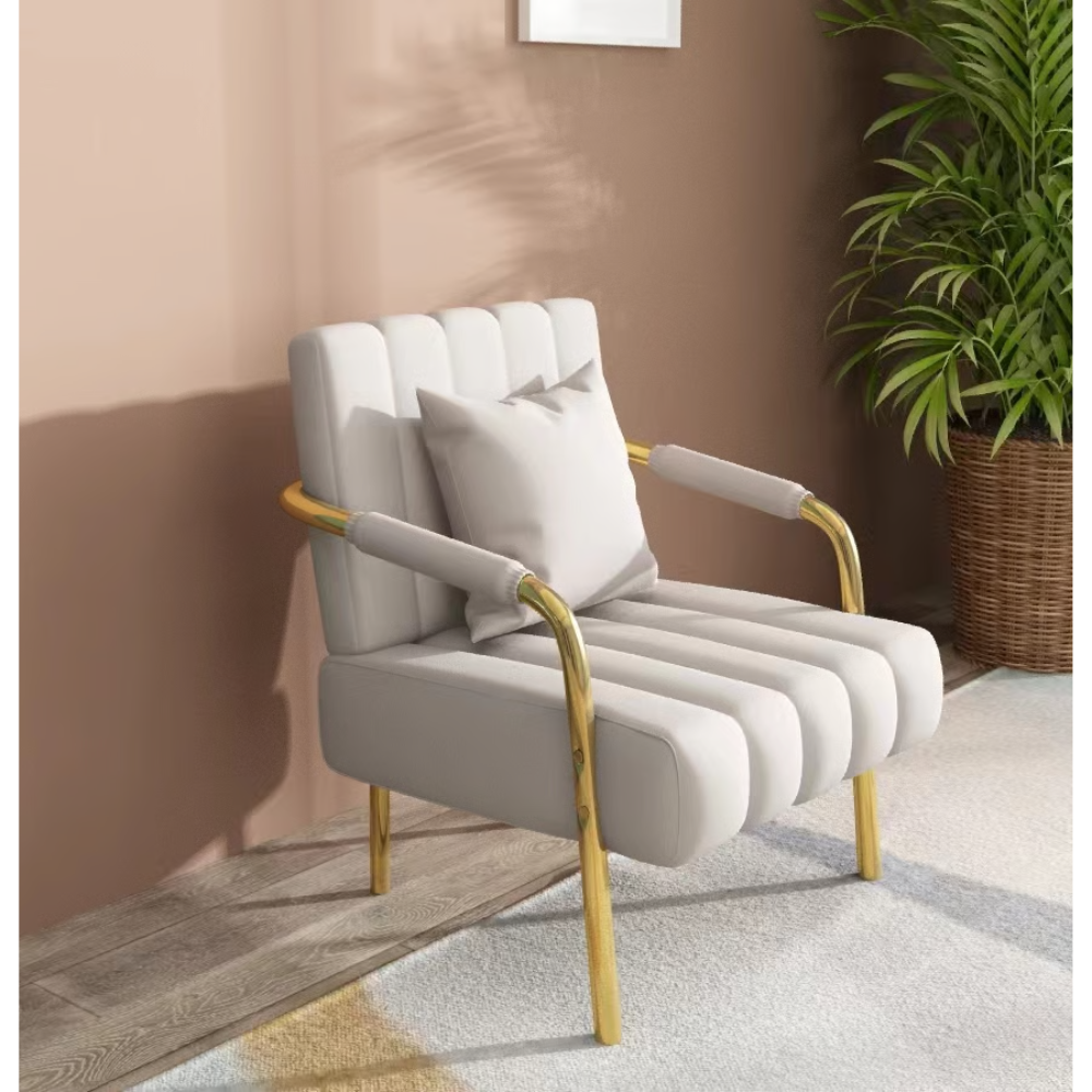 כורסא יוקרתית ואלגנטית דגם RSM-1067 מבית ROSSO ITALY - צבע שמנת - יבואן רשמי