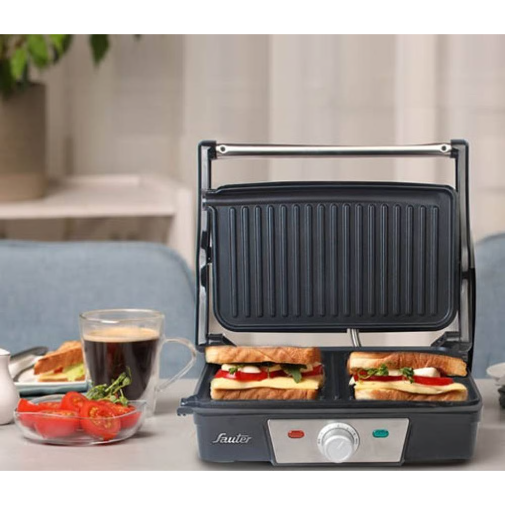 טוסטר לחיצה נירוסטה מבורשת דגם Sauter tg-631 - יבואן רשמי