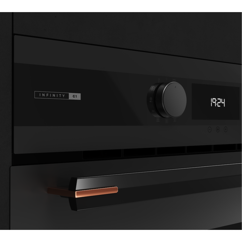 HLB 85G1 MaestroPizza תנור בנוי שחור מט TEKA - יבואן רשמי