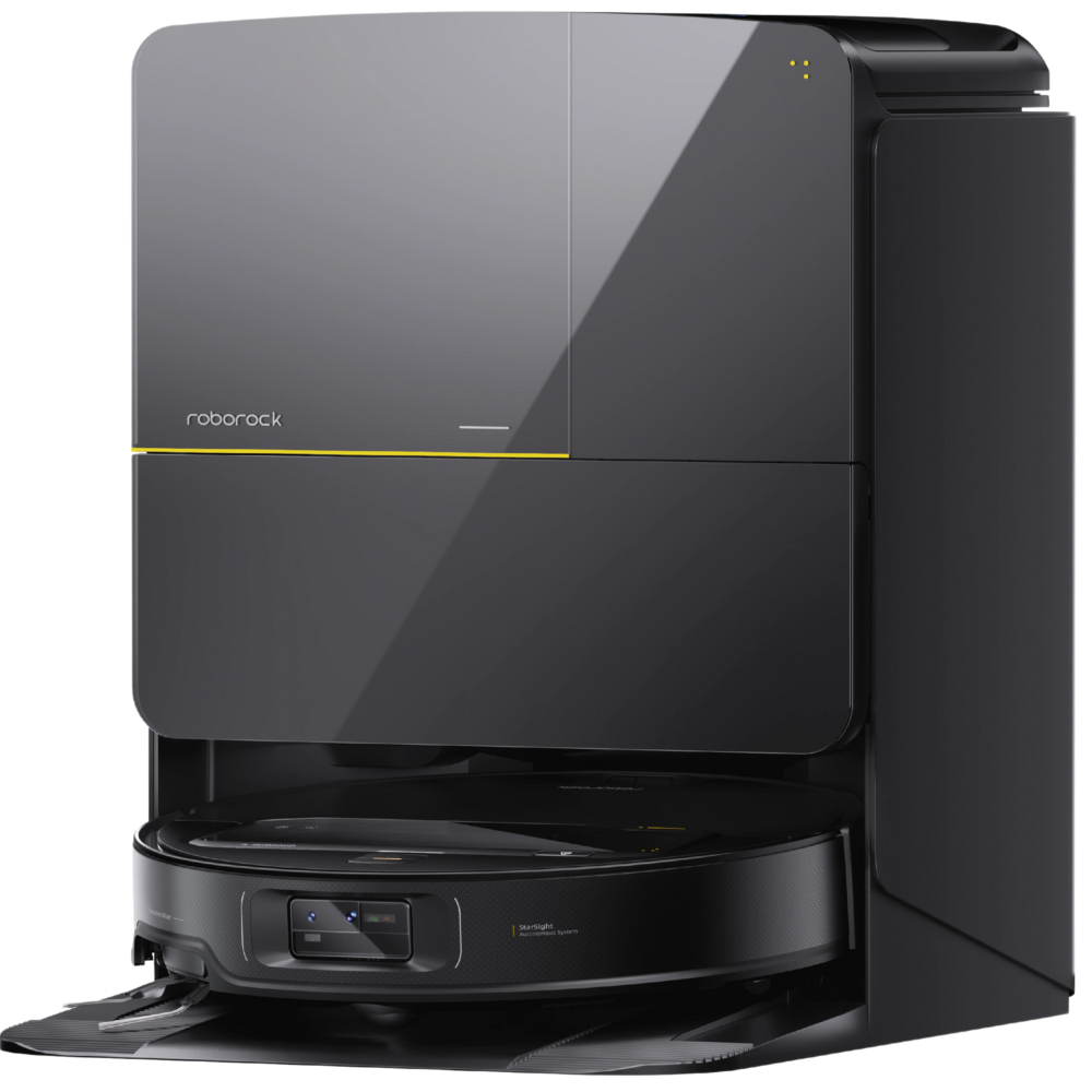שואב אבק רובוטי עם זרוע נשלף Roborock Saros Z70 - צבע שחור אחריות ע"י - יבואן הרשמי