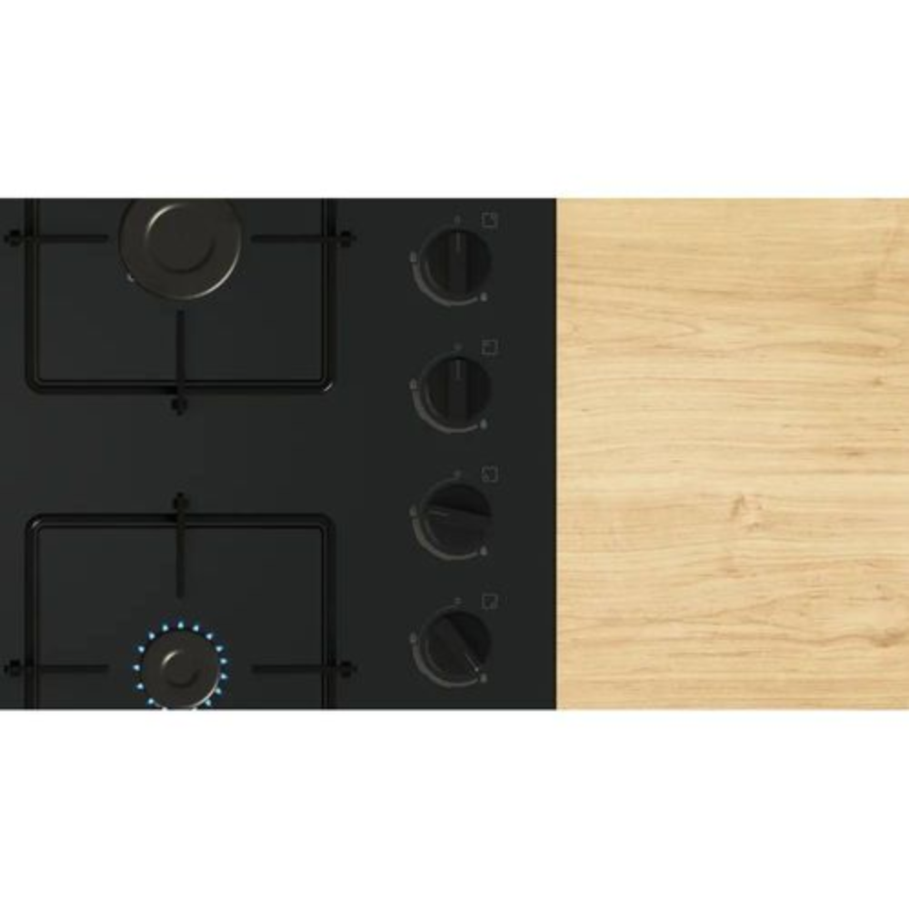 כיריים גז 4 להבות 60 ס"מ דגם POH6B6K30Y בוש BOSCH זכוכית שחורה - יבואן רשמי