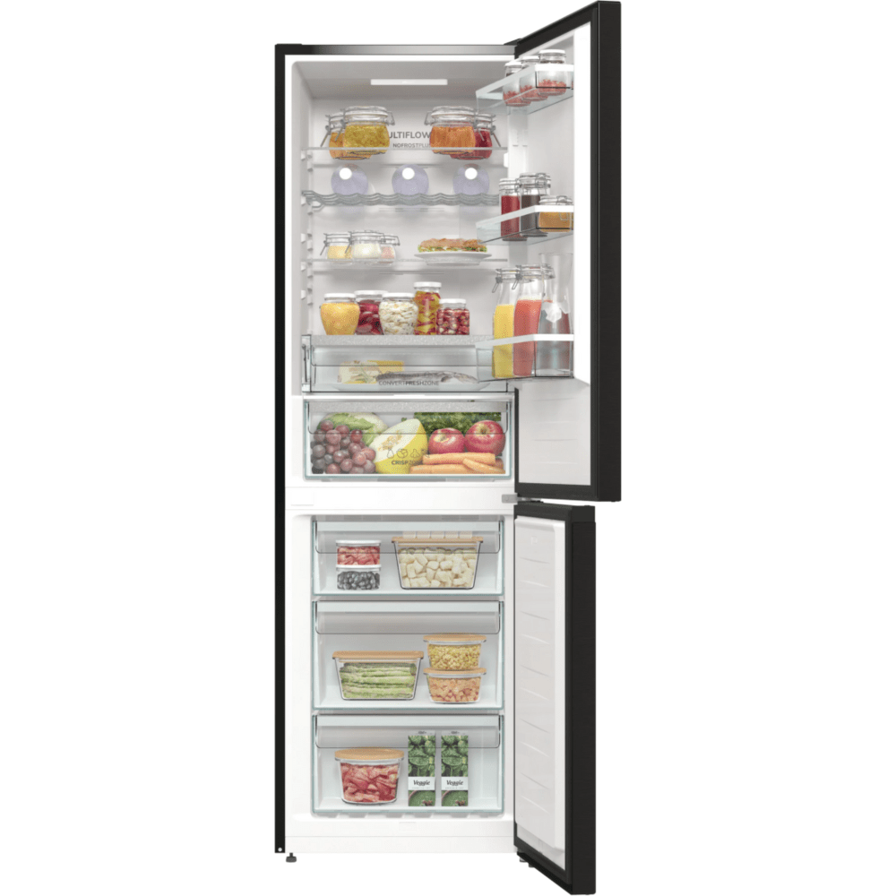 מקרר מקפיא תחתון 300 ליטר Gorenje NRK619EABXL4 יחידה - צבע נירוסטה מושחרת - K.B.V