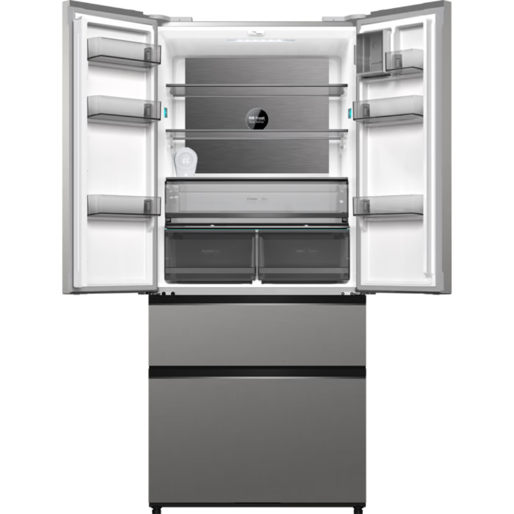 מקרר 4 דלתות מקפיא תחתון 509 ליטר נטו Electra EL511N - גימור נירוסטה משי אחריות ע"י - יבואן הרשמי